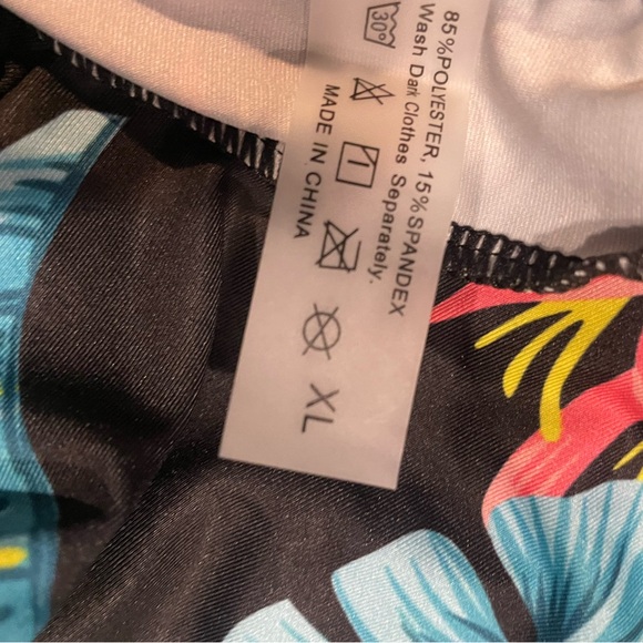 Two piece swim suit- swim shorts and tankini top - Picture 3 of 6